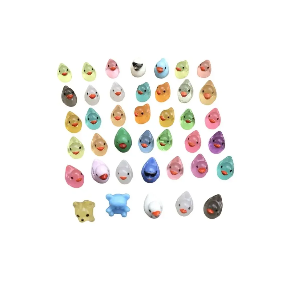 38 Mini Colorful Plastic Ducks Dog Bear Lot Party Baby Shower Favors Decorations